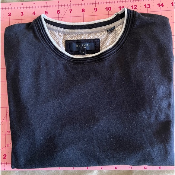 MENS Ted Baker soft drape T shirt size 3 - Picture 2 of 6